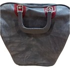 Vintage Brunswick Bowling Ball Bag Tri Color Gray Red Black Retro 70s 80s