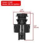 Ignition Switch 3 Position 4 Pins For Polaris 4015033 4083544 4081558