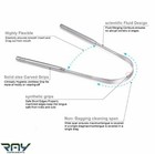 Tongue Scraper Cleaner Stainless Steel Bad Breath For Dental Oral Care Tool