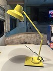 Vintage Mid-century Modern Tensor Bright Yellow Enamel Adjustable Desk Lampl