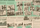 1950 Gallup Nm Inter-tribal Indian Ceremonial Brochure Route 66 Map Navajo Hopi