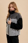 Annie Wear Plaid Zip Up Drop Shoulder Sherpa Jacket Style