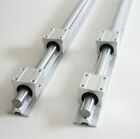 2pcs Sbr16 300-2000mm Linear Silde Rail Guide With 4pcs Sbr16uu Block Bearing