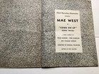 1940 s Mae West Signed Program  come On Up   ring Twice 