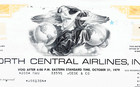     north Central Airlines  Inc 1978 Stock Certificate   Became Delta Air Lines