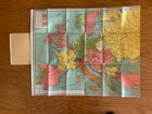 Wwi 1917 Official War Map Of Europe Folded Julius Chambers
