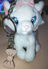 Disney Parks - Aristocats - Marie Plush Keychain With Pink Bow Charm