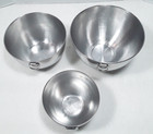 Revere Ware Mixing Bowls 1 2 3 Qt Nesting Stainless Steel Thumb Handle Lot Of 3