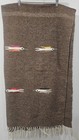 Southwestern Mexican Thunder Bird Saltillo Hand Woven Wool Serape Blanket 80 5  