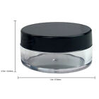 50 Pieces 3 Gram 3ml Plastic Makeup Cosmetic Lotion Cream Sample Jar Containers 