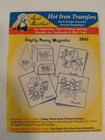 Hot Iron Transfers Daffodil Peony Magnolia 3866 Colonial Patterns Lot Of 4