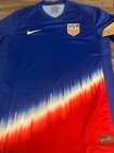 Nike Team Usa Soccer Jersey 2024 Away Men Size Medium Blue Red White New Tags