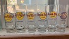 6 Hard Rock Cafe Shot Glasses- Set From