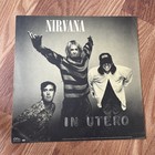 Vintage 1993 Nirvana In Utero Promo 2-sided Poster Flat 12x12 Geffen Sub Pop