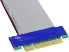 Pci-e 8x To 16x Slot Riser Card Flexible Ribbon Extension Cable Cord