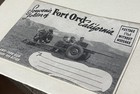 Vtg 40s Wwii Fort Ord California Souvenir Postcard Folder Army Military Unused