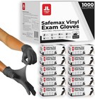 Black Synthetic Vinyl Exam Gloves Powder Free And Latex Free