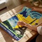 Vintage Paris Travel Poster Wall Art - French State Railways 1937