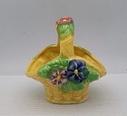 Vintage Flower Made In Japan 5  Basket Ceramic