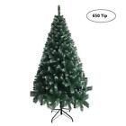 6ft Artificial Christmas Tree  Green White Fir Tree W Base Home Decor