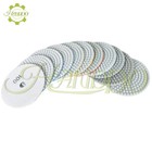 12pcs Diamond Polishing Pads Wet Dry 4 Inch Set Kit For Granite Concrete Marble