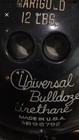 Vintage Rare Universal Bulldozer Bowling Ball Marigold Bowl  Alley House Stamped