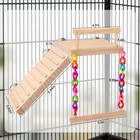 Bird Perch Platform Swing Cage Accessories For Parrot Parakeet Budgies Cockat   