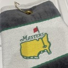 New Masters Golf Towel Gray From Augusta National - Ships Fast Tri-fold