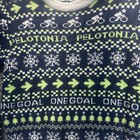 Pelotonia Ugly Christmas Sweater M Roody Cycling Bike Holiday Xmas
