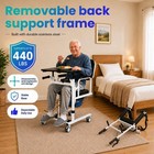 Patient Lift Transfer Chair With 180   Split Seat For Elderly Home Hospital Care