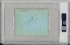 Francois Cevert Race Car Driver Autographed Vintage Album Page Psa Slab Form One