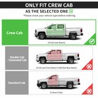 6  Running Board For 07-18 Silverado Sierra 1500 Crew Cab Abs Side Step Nerf Bar