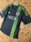 Adidas Seattle Sounders Mens M Mls Fc 2013 14 Cascade Xbox Away Soccer Jersey