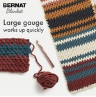   2 Skeins    Yarnspirations Bernat Blanket Speckle Yarn - Winter Leaf - New
