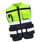 Motorcycle Reflective Clothing Traffic Safety Vest Yellow High Visibility Reflec
