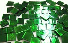Emerald Green Mirrors Stained Glass Sheet Or 110 Mosaic Tiles Stunning 