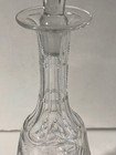 Antique Hand Blown Cut Glass Spirit Decanter Blackberry Pattern For The  elixir 