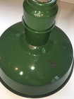 One 1950 s Abolite Porcelain Green Industrial 16  Barn Light Vintage Gas Station