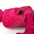 Vintage Animal Alley Pink Frog 23  Plush Leopard Stuffed Animal 2000 Toys R Us