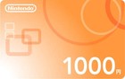 Japan Nintendo Eshop 1000 Yen Digital Prepaid Point Card  code 