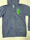 Elf The Broadway Musical Elf Zip-up Navy Hoodie New    Original Merchandise
