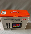 Portable Karaoke Machine V-08 Wi-fi  bt  Hd Out usb tf 2 Microphones 10  Screen