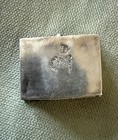 Vtg Sterling Silver Pillbox Stone Mosaic   Mixed Metal Inlay Mexico Hand Made
