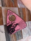 Demonic Pinfestation Pink Ouija Board Planchette Enamel Pin  good Bye 