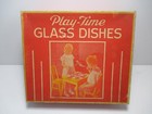 Vintage Play-time Glass Dishes Children s Emerald Tea Set No  1020