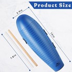 Eastrock Guiro Instrument 3 9 x13  Fish Shaped Latin Large  Darkblue 