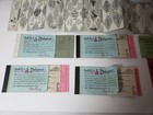 Vintage Disneyland 1 Youth 3 Adult  4 75 Adventure Ticket Coupon Booklet Parking