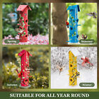 Kingsyard 14   Tube Bird Feeder 6-port Hanging Metal Seed Feeder Squirrel-proof