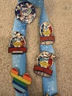 Walt Disney World Disney Pin Lot Lanyard Marathon Epcot Space Thunder Pins Coins