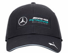 Puma Mercedes Amg Petronas F1 Team Motorsport Baseball Cap Metal Logo Black Cap